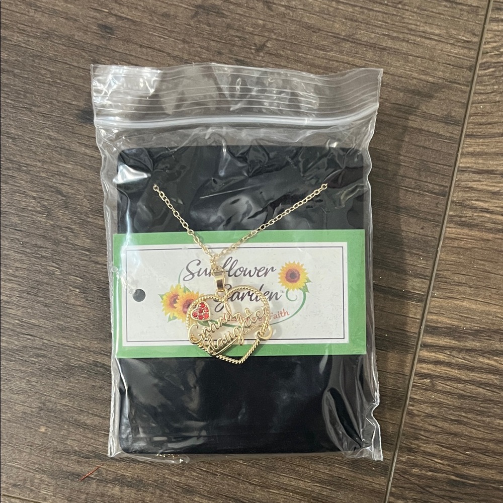 Sunflower Garden Designs Of Faith Granddaughter Necklace